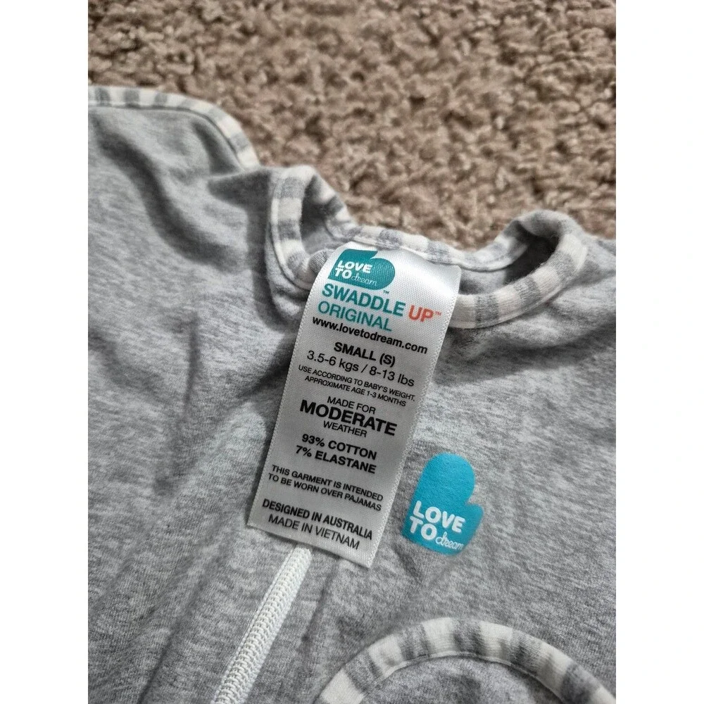 Love to dream sleepsack size newborn & small 1.0 tog